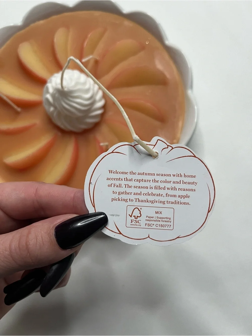 Martha Stewart Apple Cinnamon Scented Seasonal Autumn Candle 16.6 Oz NWT